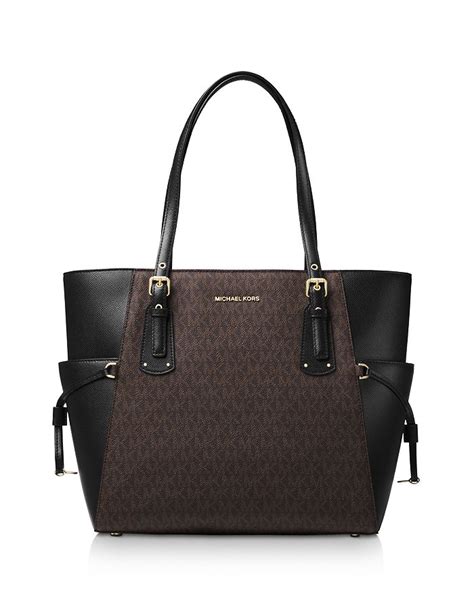 michael kors voyager east west signature tote bright red|signature sinclair east west tote.